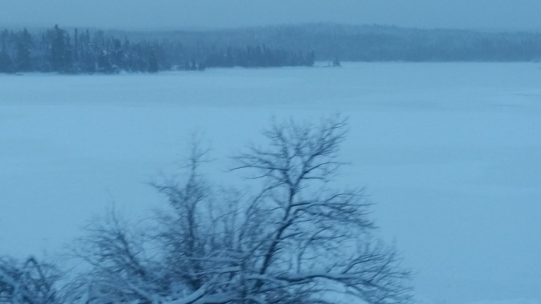 lake in winter
